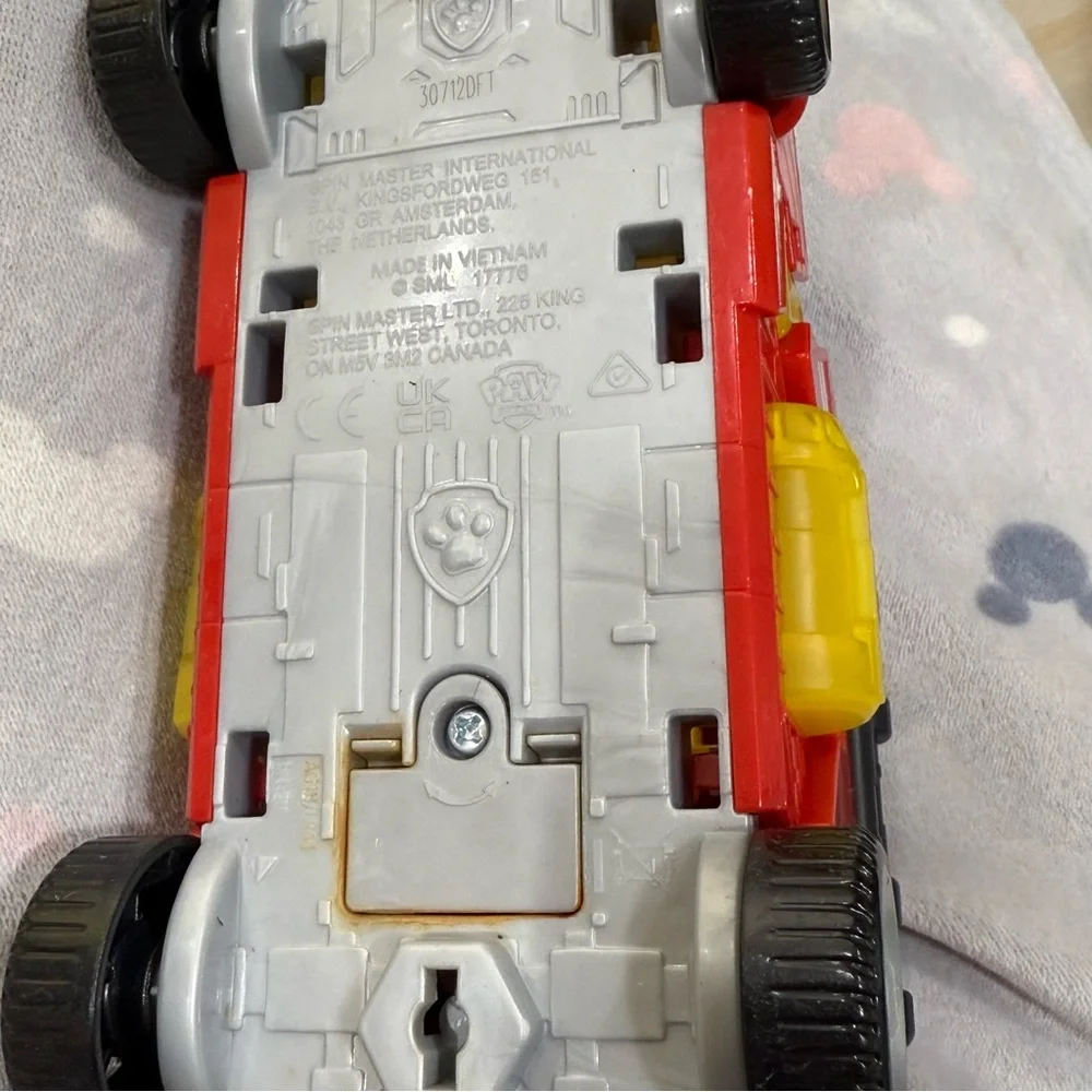 PAW Patrol Fire Truck Vehicle Toy – Push & Roll Rescue Truck – Kids 3+